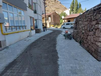 Yeni Cami Mahallesinde Kilitli Parke Taşı Çalışmaları