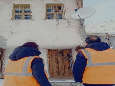 İlçemizdeki Tüm Yaşlılarımız Evlerinde Ziyaret Edilerek İstek ve İhtiyaçları Giderildi