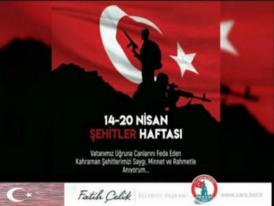 14-20 Nisan Şehitler Haftası