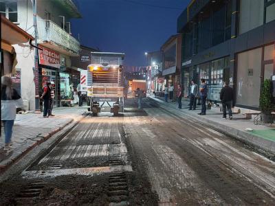 Çarşı Merkezinde Üst Yapı Yenileniyor